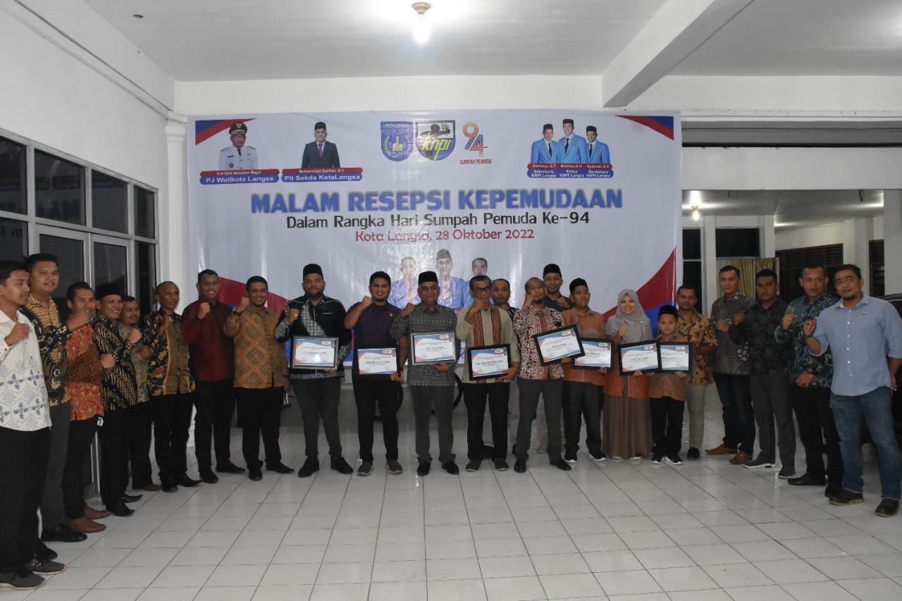 Pemko Langsa bersama KNPI Kota Langsa menggelar acara Malam Resepsi sekaligus Silaturahmi bersama DPR Aceh